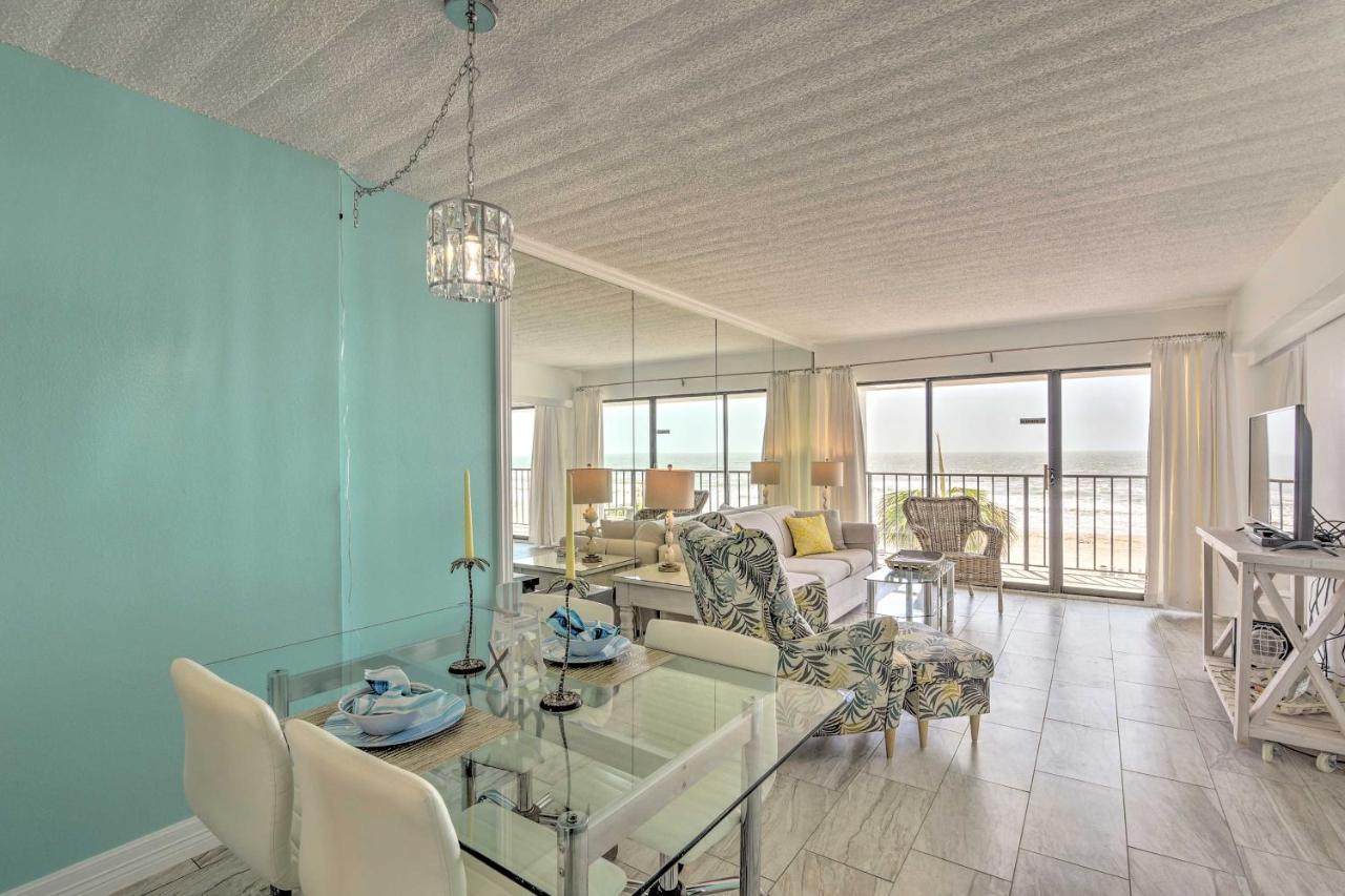 Galveston Oceanfront Condo With Balcony And View! エクステリア 写真