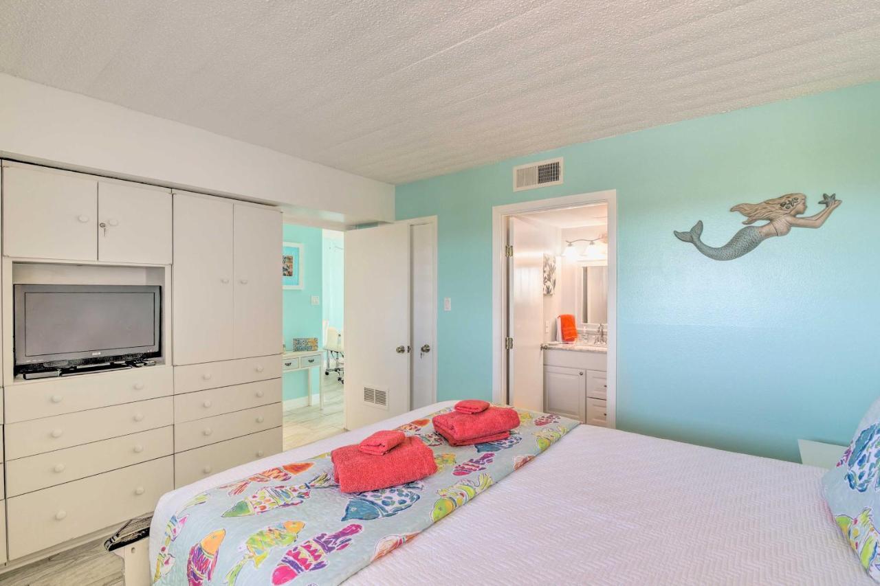 Galveston Oceanfront Condo With Balcony And View! エクステリア 写真